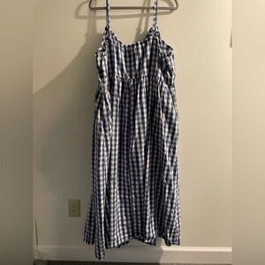 Old Navy Sundress in Blue and White Gingham
